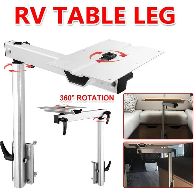 OSTWOLKE Tischbein 360° drehbare Tischfuß Tischgestell RV Yacht Wohnmobil Camper