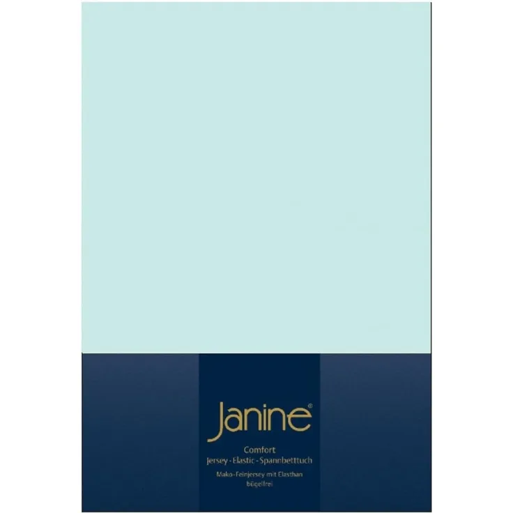 Janine Jersey Elastic Spannbetttuch | 90x190 cm - 100x220 cm | hellblau