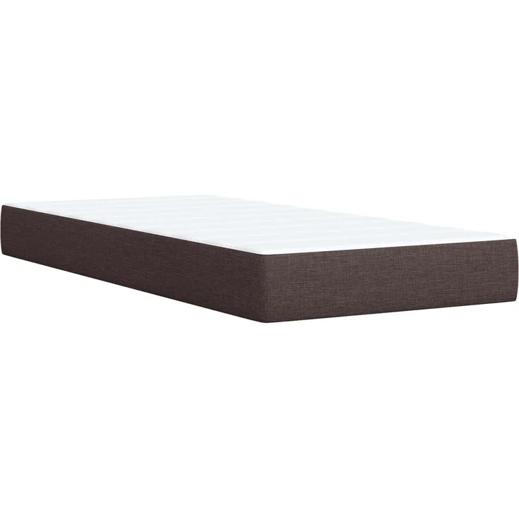 vidaXL Ottoman-Bett mit Matratze und LED Dunkelbraun 100 x 200 cm 3456804 – Bild 7