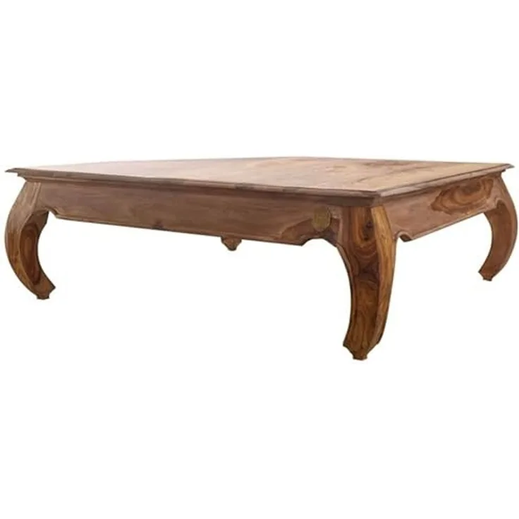 Couchtisch Sheesham 120 x 120 x 40 braun lackiert OPIUM #633