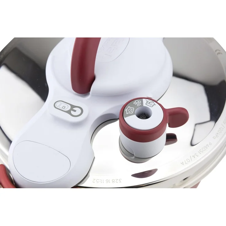Tefal Clipsominut Perfetct 6L Rot, Edelstahl – Bild 4