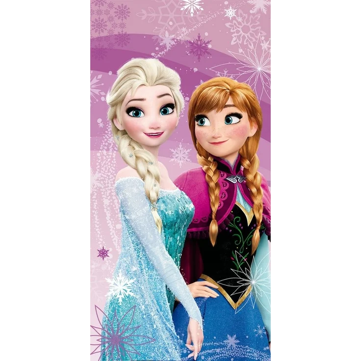 Disney Frozen Badetuch Disney Frozen Eiskönigin weiches Badetuch Größe: 70x140 100% Baumwolle, (1-St), 100% Baumwolle – Bild 3