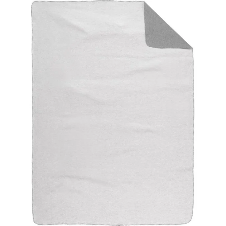 biberna Melange Wohndecke 1 x 150 x 200 cm UNI, kitt, 1 x 150 x 200 cm, grau – Bild 5