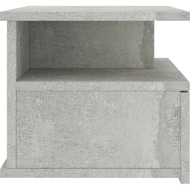 vidaXL Hängender Nachttisch Betongrau 40x31x27 cm Holzwerkstoff 800413 – Bild 8