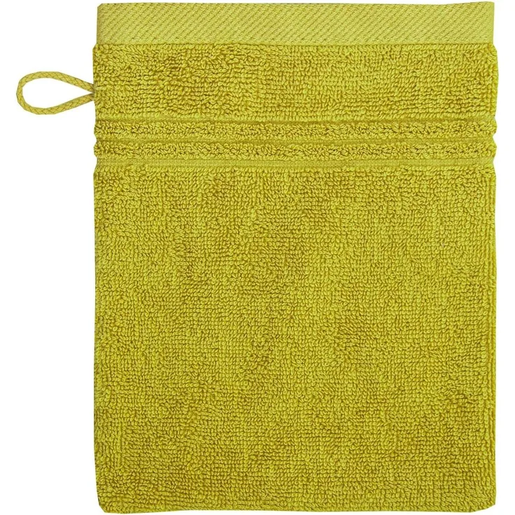 Bio Baumwolle Handtücher - alle Größen & Trendfarben Waschhandschuh, 16x21 cm, kiwi