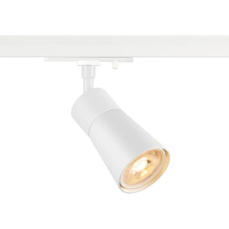 SLV PURI 2.0 Cone, 1~ Spot, GU10, 1x max. 6W, weiß - Leuchten mit 1 Phasen Adapter – Bild 1