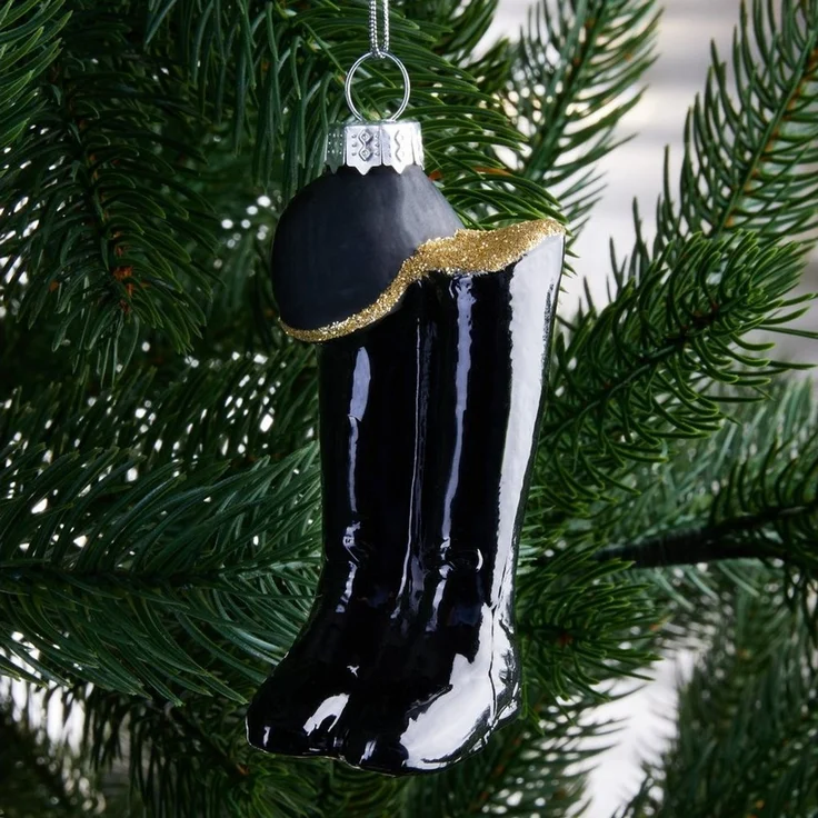 BRUBAKER Weihnachtsbaumkugel Lustige Weihnachtskugel aus Glas - Handbemalt und Mundgeblasen Figuren (1 St), Christbaumschmuck Weihnachtsdeko Anhänger - Deko – Bild 2