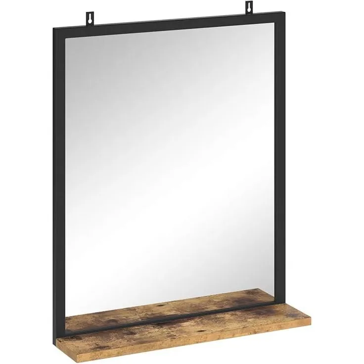 Vicco Badezimmerspiegel Antikholz 50 x 60 cm, Fyrk