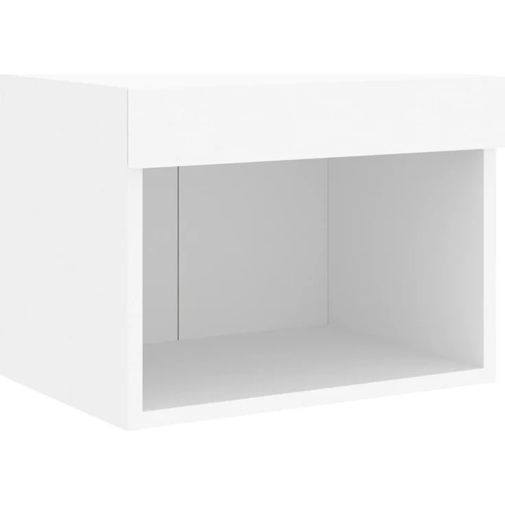vidaXL 5-tlg. Wohnwand mit LED-Beleuchtung Weiß Holzwerkstoff 3216690 – Bild 9