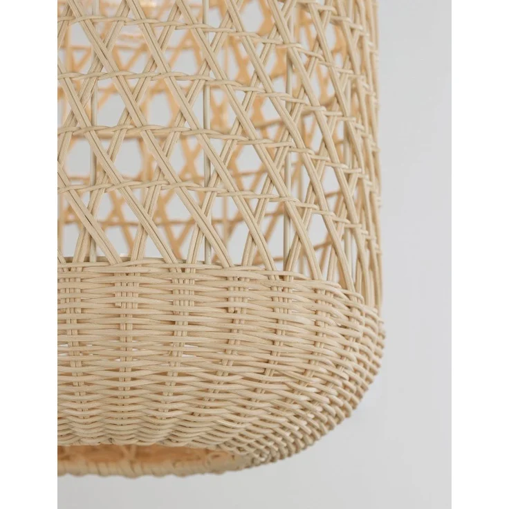 Nova Luce 9587161 AURORA Pendelleuchte 37x24,5cm Natur E27 – Bild 3