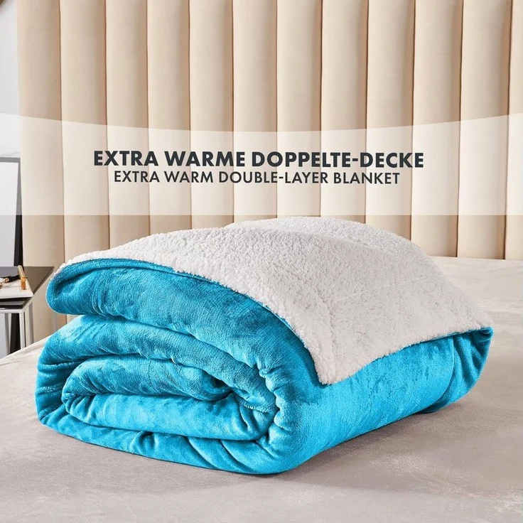 Wohndecke Glory, flauschige Wohndecke, verschiedene Größen und Farben, Karat – Bild 2