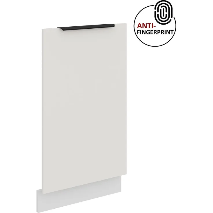 Frontblende für vollintegrierten Geschirrspüler 45 cm ARIA Weiss ultra matt + Weiss matt, hochwertige Fronten mit Anti Fingerprint Beschichtung Küchenzeile Küchenblock