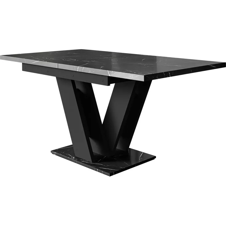 Tisch Atraks (Farbe: Marmor Black Royal / Schwarz)