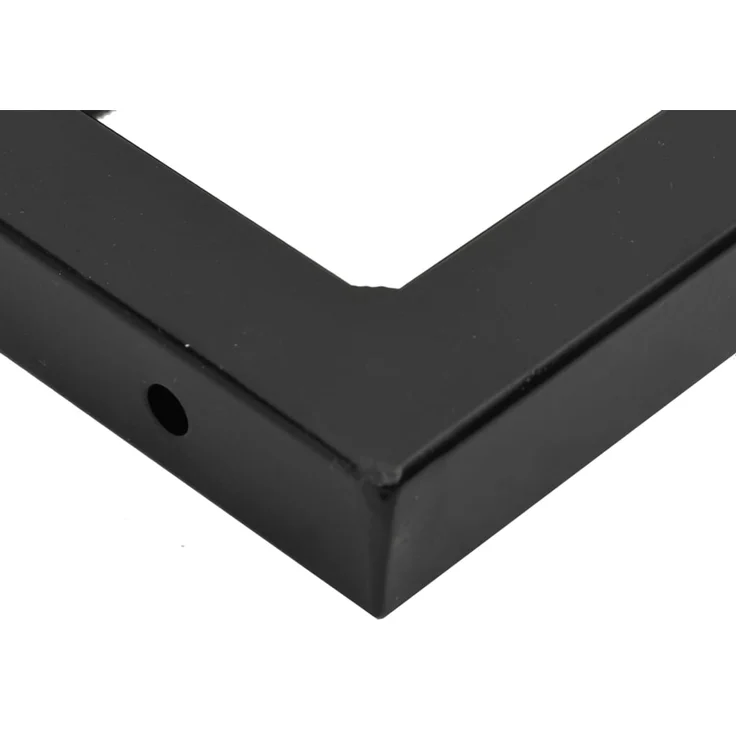 vidaXL Waschbeckenregal Wandmontage Stahl und Akazienholz 3302673 – Bild 9