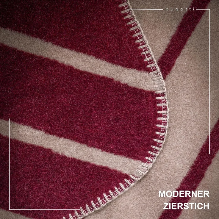Wohndecke bugatti, bugatti, mit edlem Logo – Bild 4