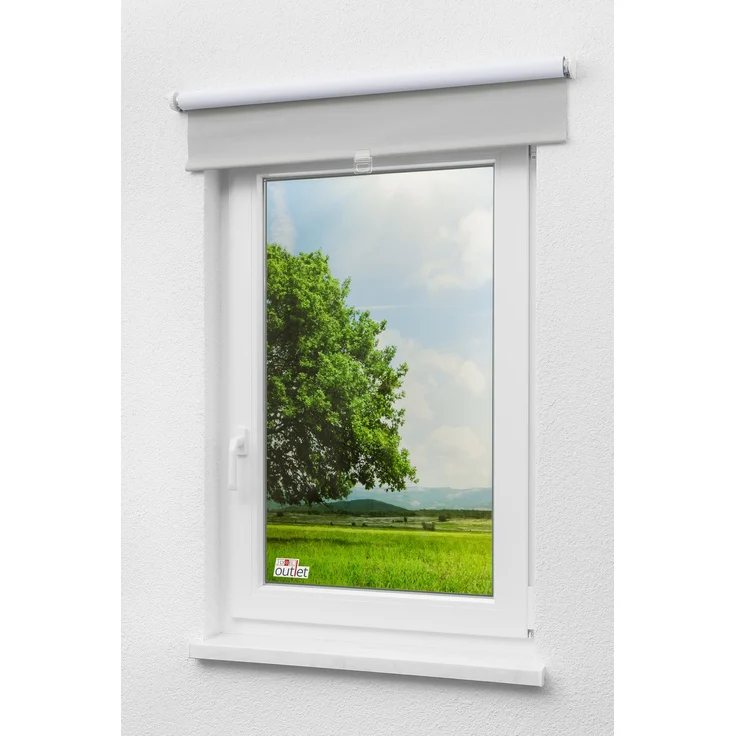 Lysel - Qualitätsspringrollo abdunkelnd (B x H) 203cm x 190cm in grau – Bild 5