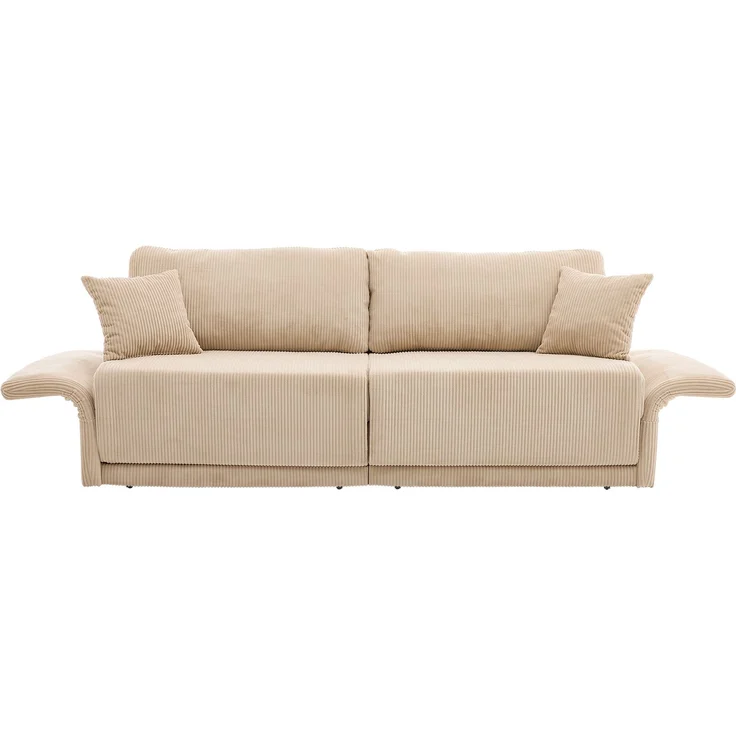ZUBALIYA Schlafsofa 69.00x23.00 cm, mit Cordbezug, für Wohnzimmer und Apartments, mit stabilem Untergestell, Beige – Bild 14