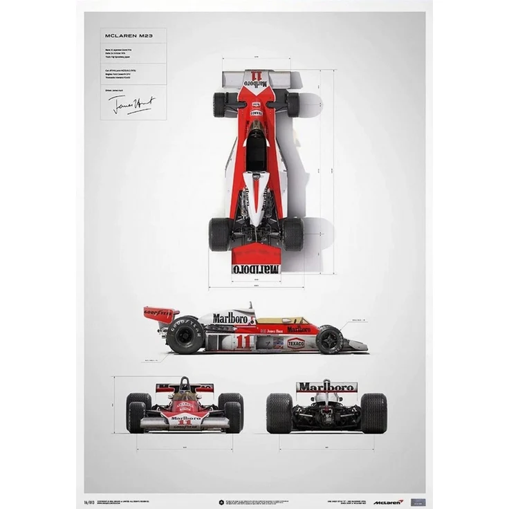 JUSTGOODMOOD Poster Formel 1 Rennfahrer Legenden Rennwagen Ferrari Williams Racing Deko Pr, A (1 St) – Bild 4