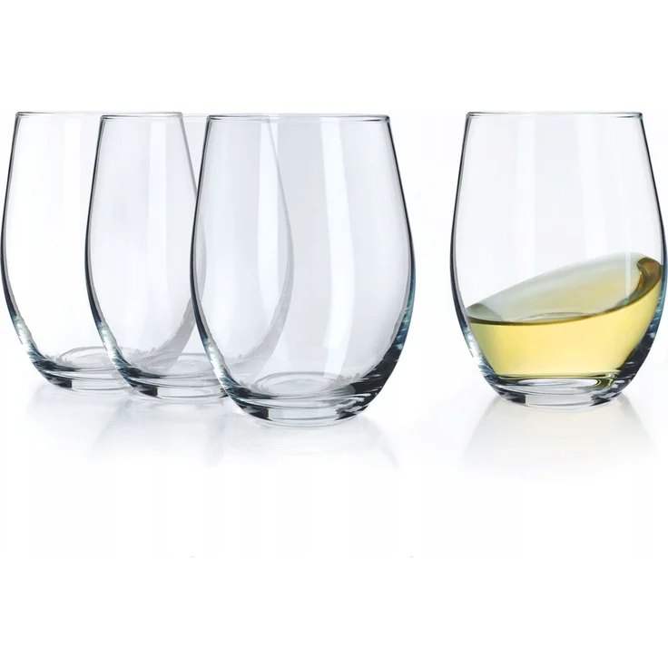 KADAX 4x Trinkgläser für Getränke Wein 580ml Glas Glas Set – Bild 1