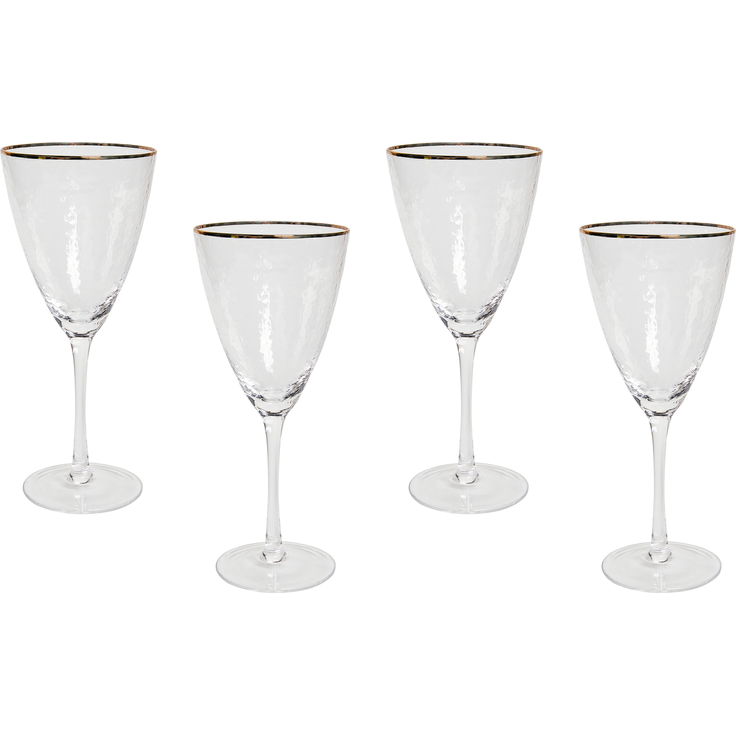 Weingläser im 4er Set TOPAZ 380 ml Transparent