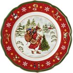 Hutschenreuther Teller Flach 22 cm Happy Wintertime Red
