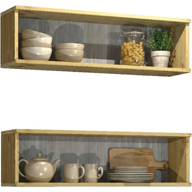 Home affaire Wandregal Meliss, aus nordischer Kiefer gefertigt, Breite 80 cm, 2-tlg – Bild 4