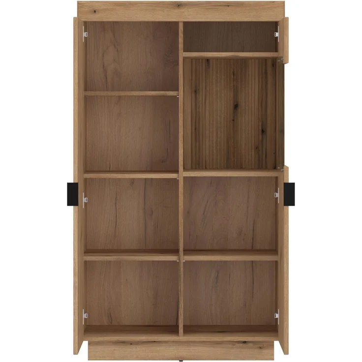 Wohnwand >Delamar< (3-teilig) in Coast Evoke Eiche Dekor - 266x165x40 (BxHxT) – Bild 5