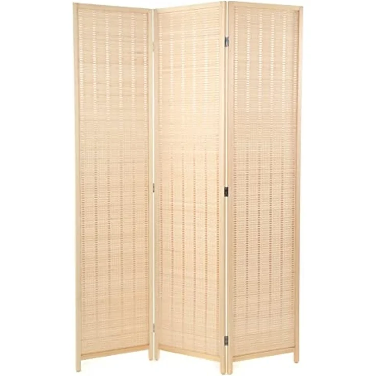 DESIGN DELIGHTS Paravent RAUMTEILER "BASTIA", Bambus, 170x120 cm, Natur Paravent – Bild 1