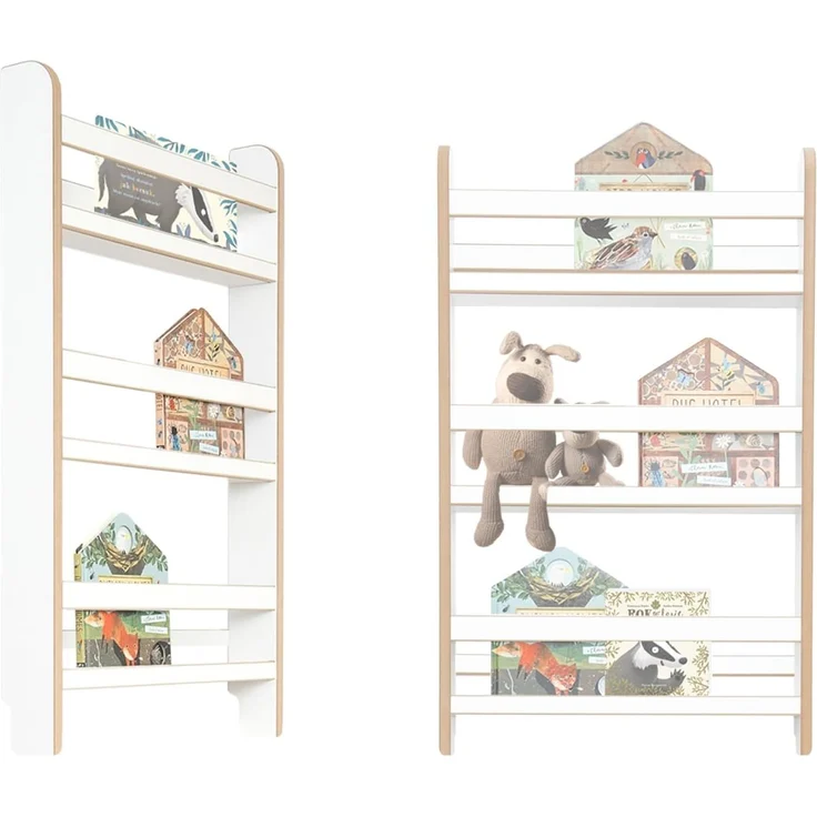 MAMOI® Kinderbücherregal aus Holzwerkstoff – Bücherkiste, Kinderbücherregal, Bücherregal für Kinderzimmer, Bücherbank, Wandregal, Montessori Kindermöbel – Bild 1