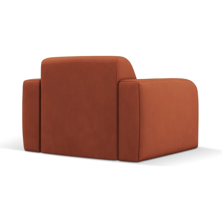 Micadoni Sessel Molino Strukturierter Stoff Orange – Bild 3