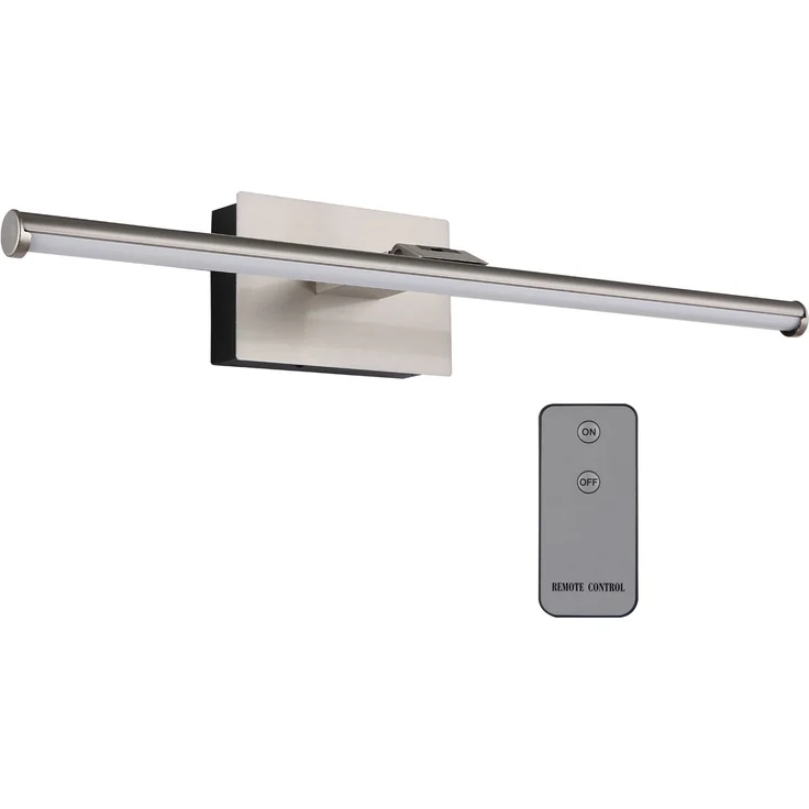 Akku Bilderlampe Silber kabellos zum Kleben, Breite 40cm – Bild 2