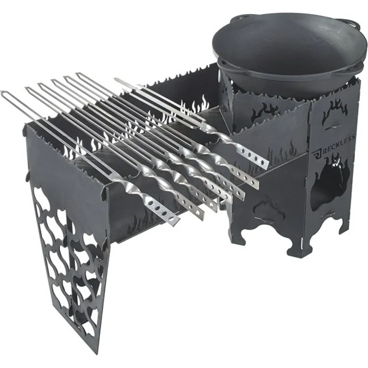 Komplex Ofen + Grill-Mangal Reckless 3 mm Stahl – Bild 8