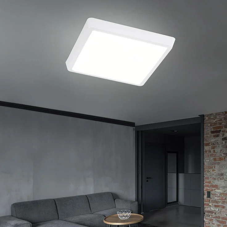 LED Deckenleuchte, Metall weiß, L 31 cm – Bild 2