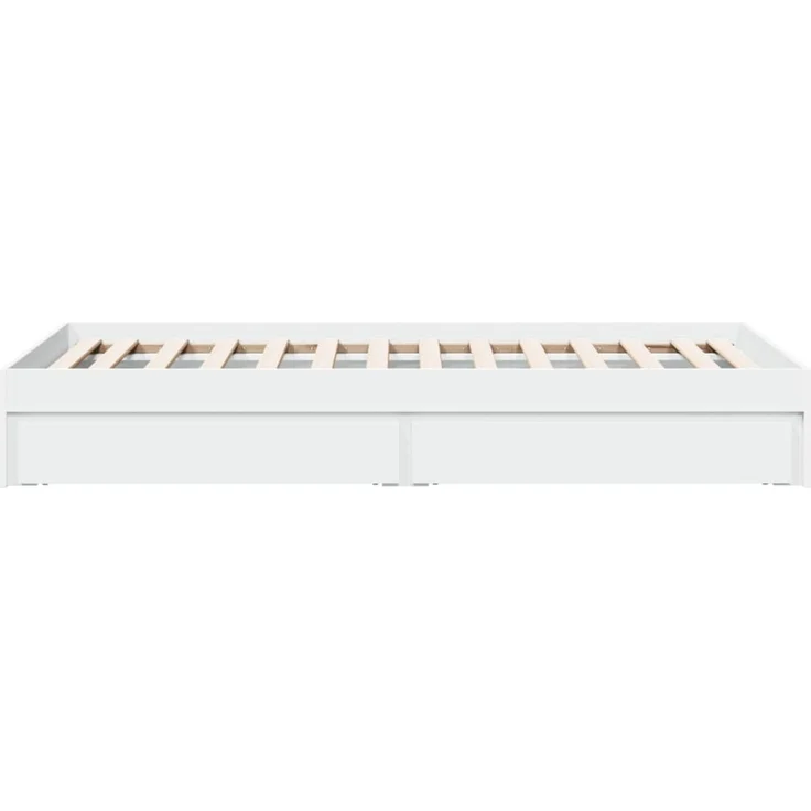 vidaXL Bettgestell mit Schubladen Weiß 100x200 cm Holzwerkstoff 3280671 – Bild 5