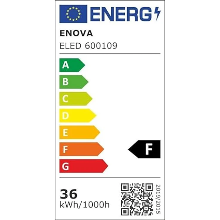 ENOVALITE LED-Panel ELED600109, 36 W, 3600 lm, 4000 K, 4 Stück – Bild 9
