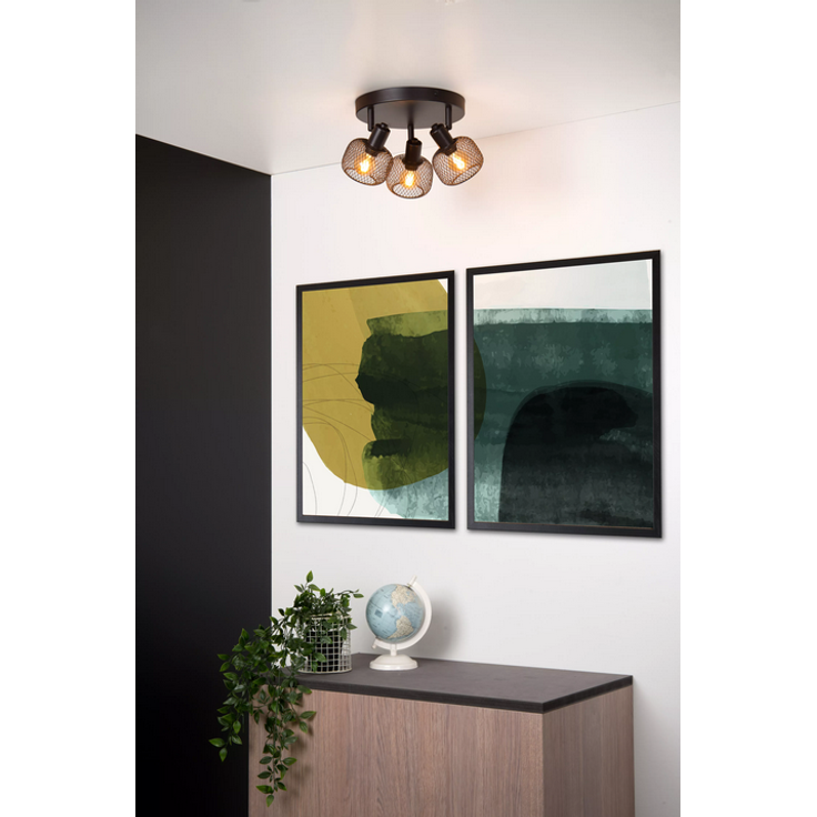 Lucide MAREN - Deckenstrahler 37 cm - 3xE14 Schwarz19194 – Bild 5