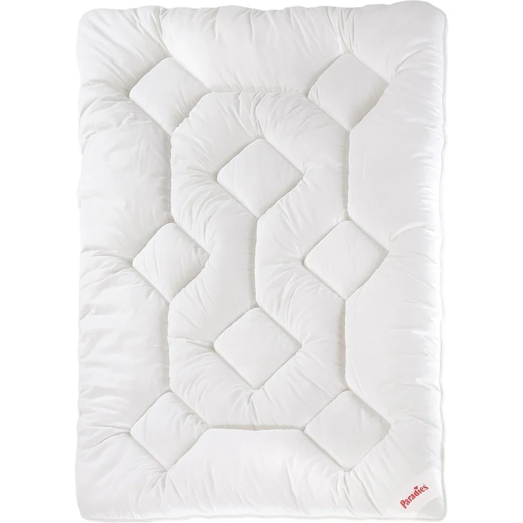 Paradies Kunstfaserbettdecke Prima Bio, Füllung: 100% Polyester, Bezug: 100% Baumwolle kbA, kuschelige Ganzjahresdecke – Bild 1