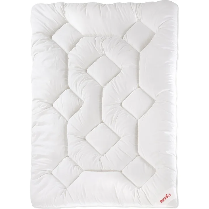 Paradies Kunstfaserbettdecke Prima Bio, Füllung: 100% Polyester, Bezug: 100% Baumwolle kbA, kuschelige Ganzjahresdecke