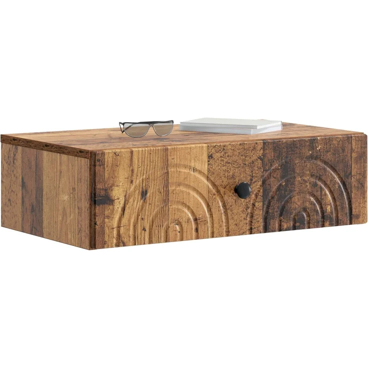 vidaXL Wandmontierter Beistelltisch Altholz 59 x 34,5 x 17 cm 898153 – Bild 3