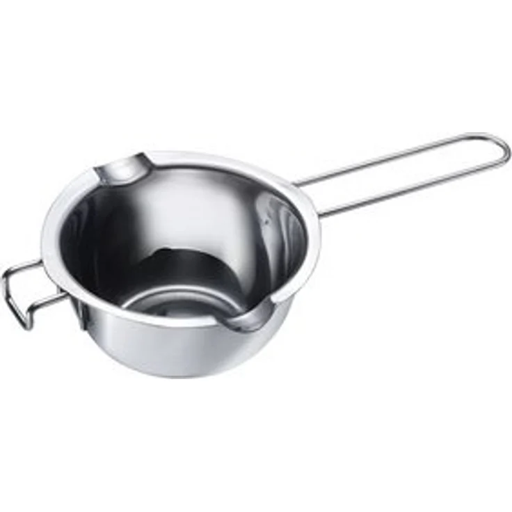 Thiru Fonduetopf Wasserbad-Schmelzschale Edelstahl - ø 11 cm innen, 6 cm hoch, spülmaschinengeeignet – Bild 6