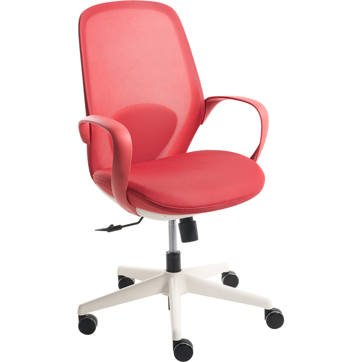 Bürostuhl FOAMA Stoff Rot