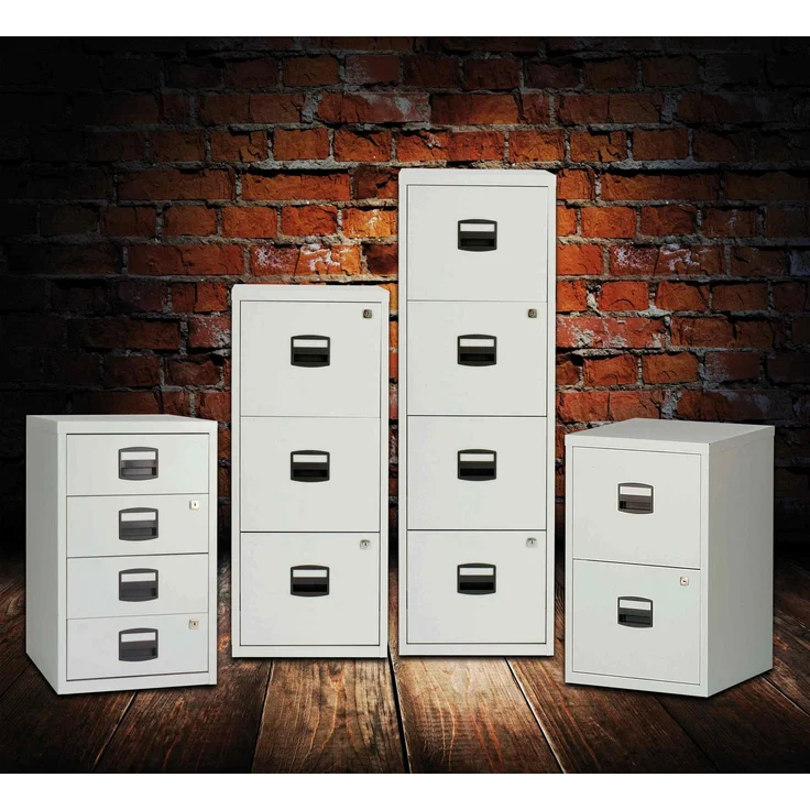 Beistellschrank PFA, 2 Universalschubladen, 1 HR-Schublade, Farbe schwarz – Bild 6