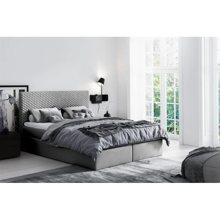 Boxspringbett Schlafzimmerbett SERGIO 200x200cm