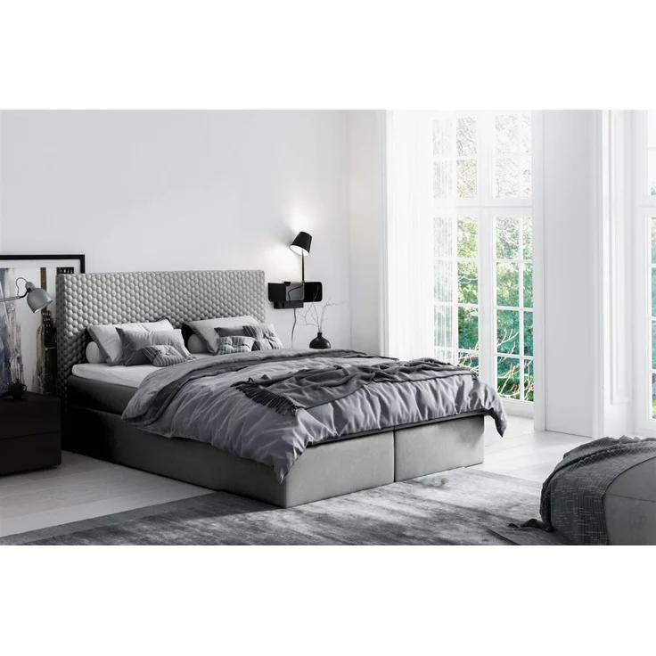 Boxspringbett Schlafzimmerbett SERGIO 200x200cm – Bild 1