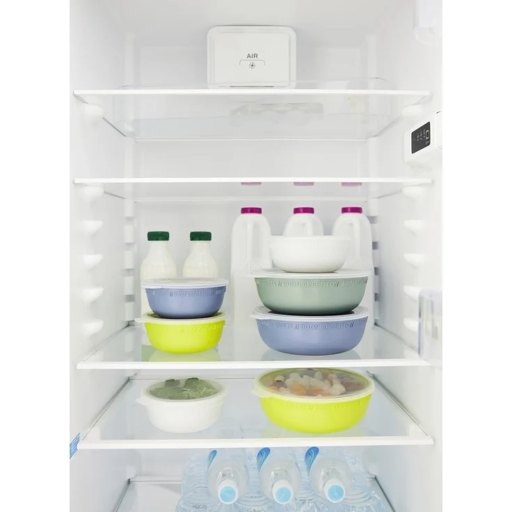 Rotho Schüssel mit Deckel 0,35 L Tresa horizon blau Vorratsdose Frischhaltedose Kühlschankdose – Bild 2