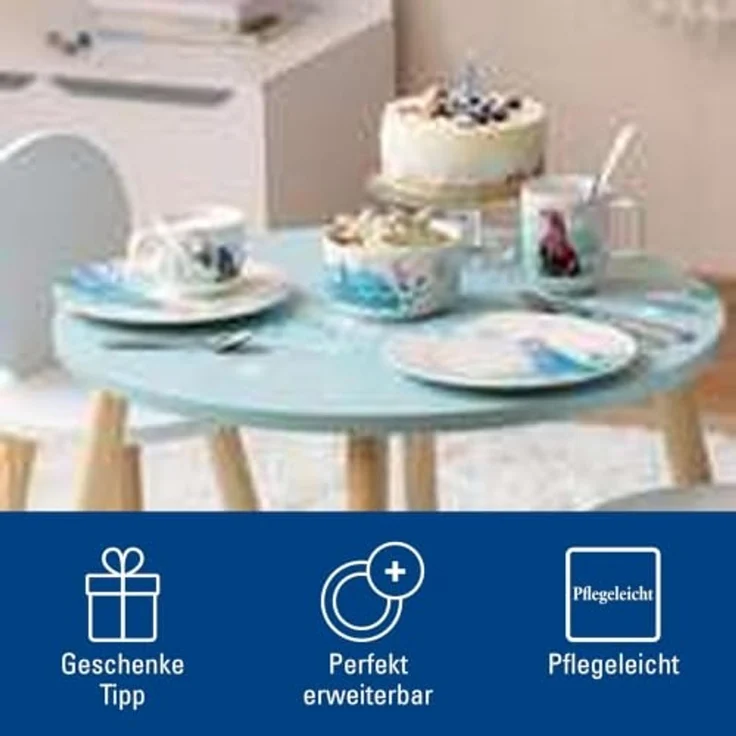 Villeroy & Boch - Disney Frozen Kindergeschirr Set 3tlg, Spülmaschinenfest, Mikrowellensicher, Geschirr für Kinder, Premium Porzellan – Bild 6