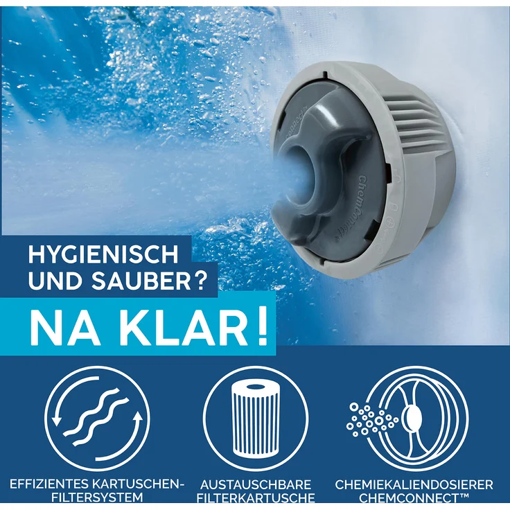 LAY-Z-SPA® WLAN-Whirlpool Madrid AirJet™ Ø 180x66 cm, rund – Bild 6