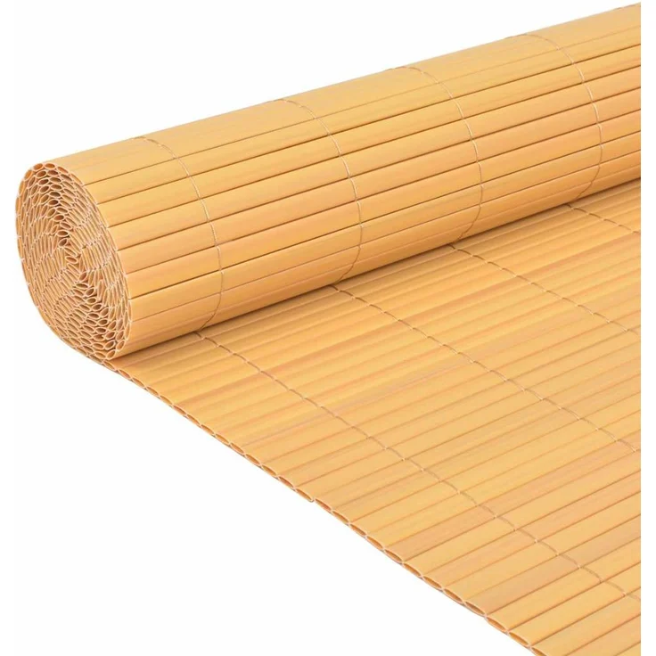 vidaXL Gartenzaun Gelb 150x300 cm PVC 43634 – Bild 5