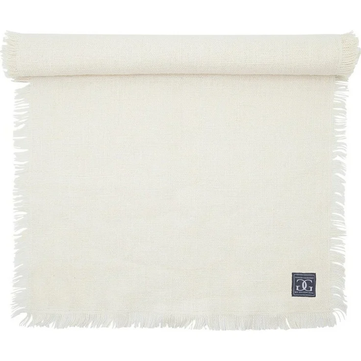Greengate Tischläufer Leinen Tischläufer off white 140x45cm – Bild 1
