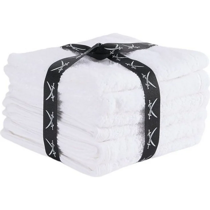 Sansibar Sylt Seiftuch Sansibar 6er Set Frottier-Serie Classic, 30x30 cm, (Set), mit hochwertiger Sansibar Säbel Stickerei – Bild 1
